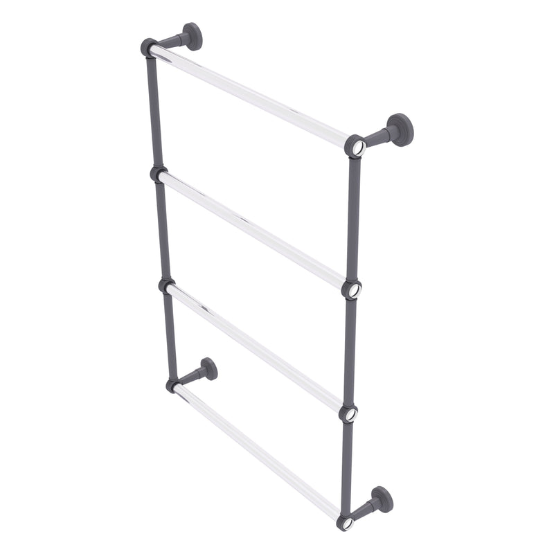 Pacific Beach Collection 4 Tier Ladder Towel Bar with Grooved Accents