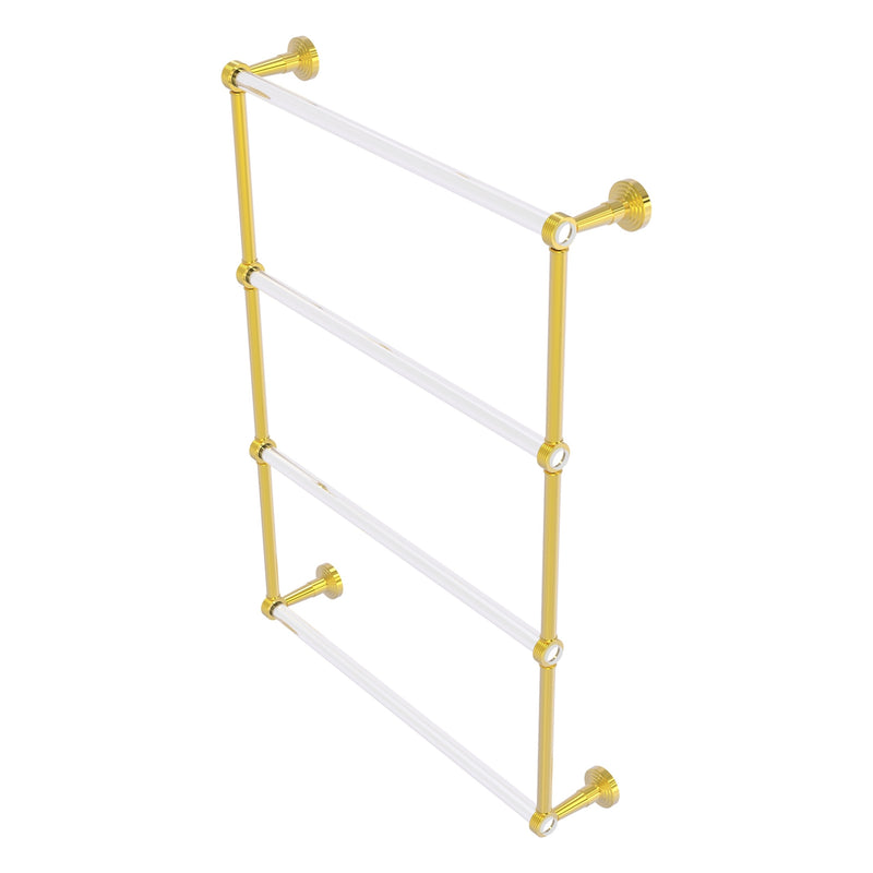 Pacific Beach Collection 4 Tier Ladder Towel Bar with Grooved Accents