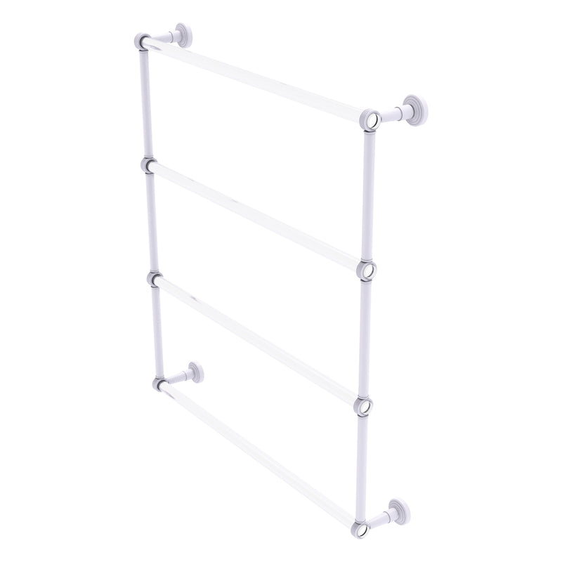 Pacific Beach Collection 4 Tier Ladder Towel Bar with Grooved Accents