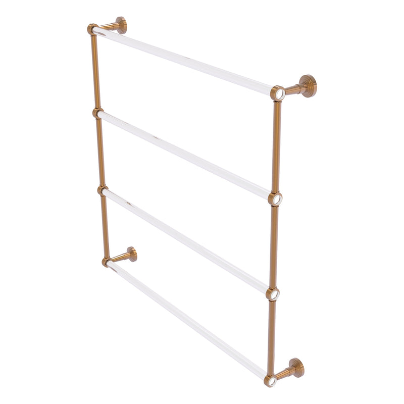 Pacific Beach Collection 4 Tier Ladder Towel Bar with Grooved Accents