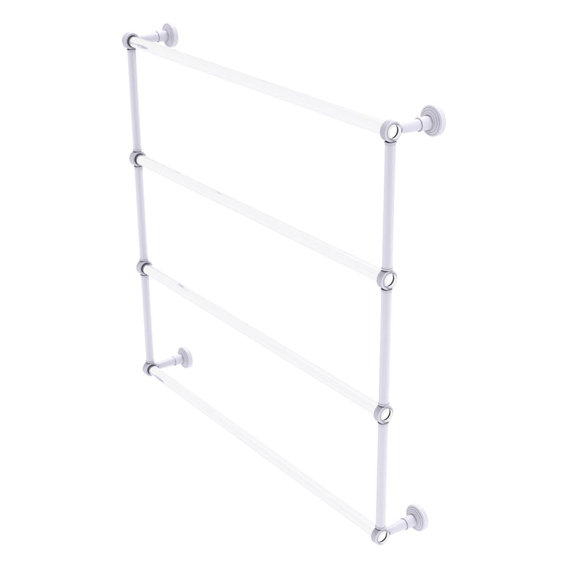 Pacific Beach Collection 4 Tier Ladder Towel Bar with Grooved Accents