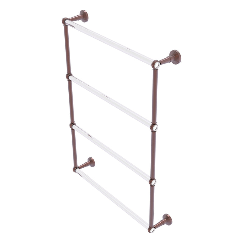 Pacific Beach Collection 4 Tier Ladder Towel Bar with Twisted Accents