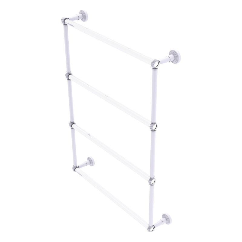 Pacific Beach Collection 4 Tier Ladder Towel Bar with Twisted Accents