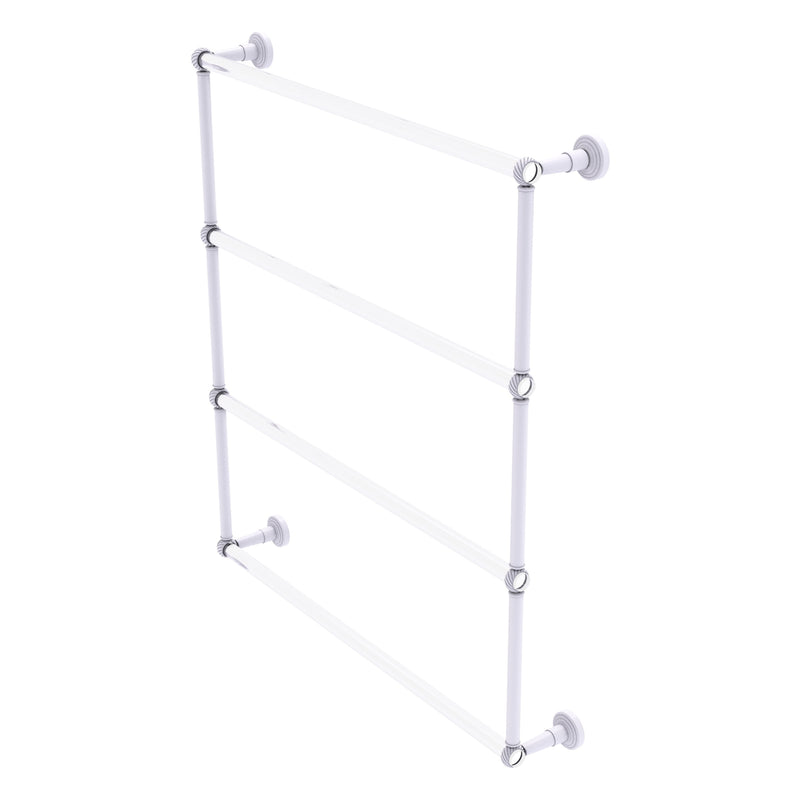 Pacific Beach Collection 4 Tier Ladder Towel Bar with Twisted Accents