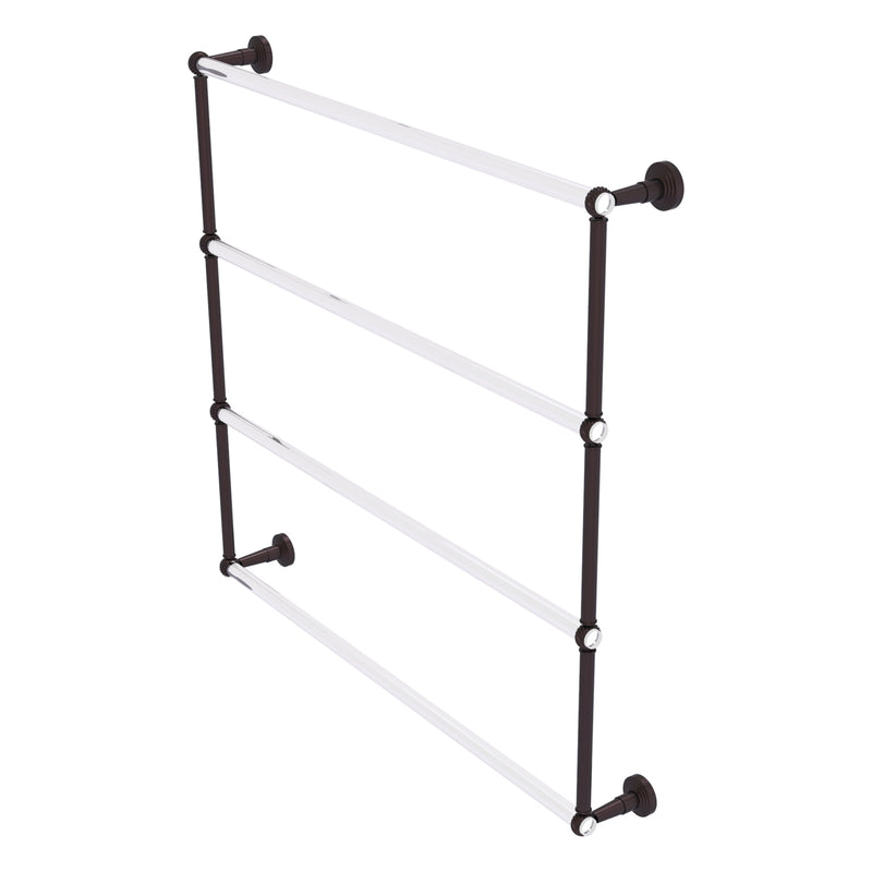 Pacific Beach Collection 4 Tier Ladder Towel Bar with Twisted Accents