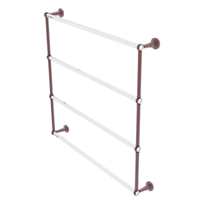 Pacific Beach Collection 4 Tier Ladder Towel Bar with Twisted Accents