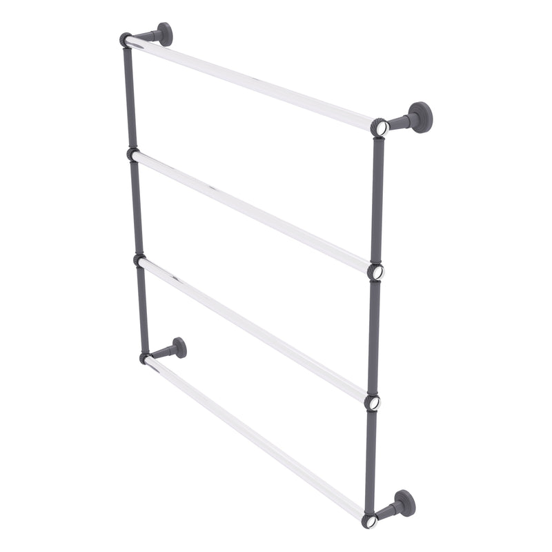 Pacific Beach Collection 4 Tier Ladder Towel Bar with Twisted Accents