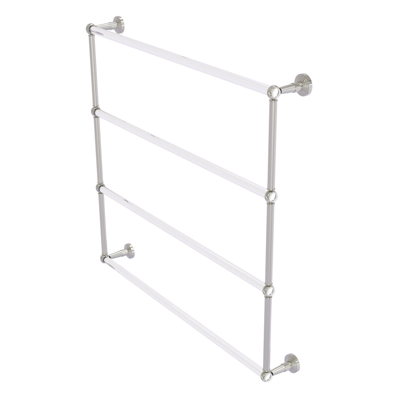 Pacific Beach Collection 4 Tier Ladder Towel Bar with Twisted Accents