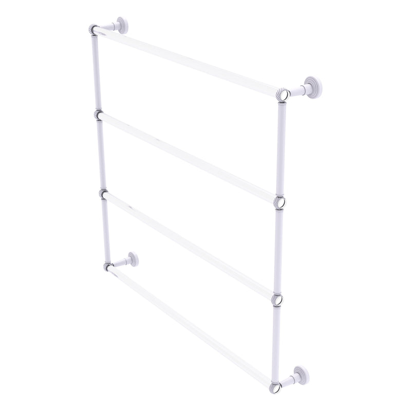 Pacific Beach Collection 4 Tier Ladder Towel Bar with Twisted Accents