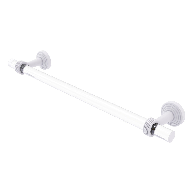 Pacific Beach Collection Towel Bar with Grooved Accents