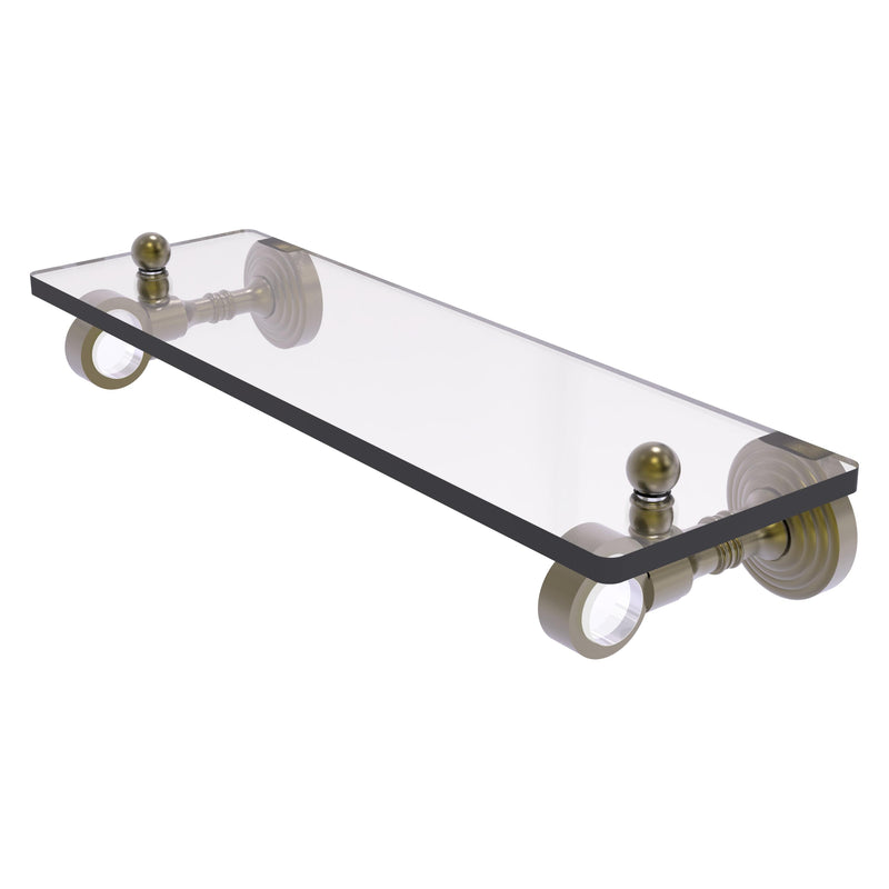 Pacific Grove Collection Glass Shelf with Smooth Accents