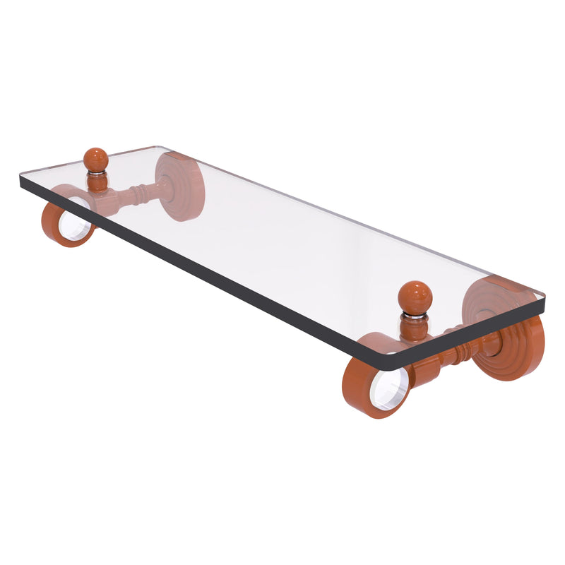 Pacific Grove Collection Glass Shelf with Smooth Accents