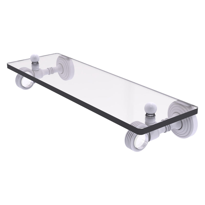 Pacific Grove Collection Glass Shelf with Grooved Accents