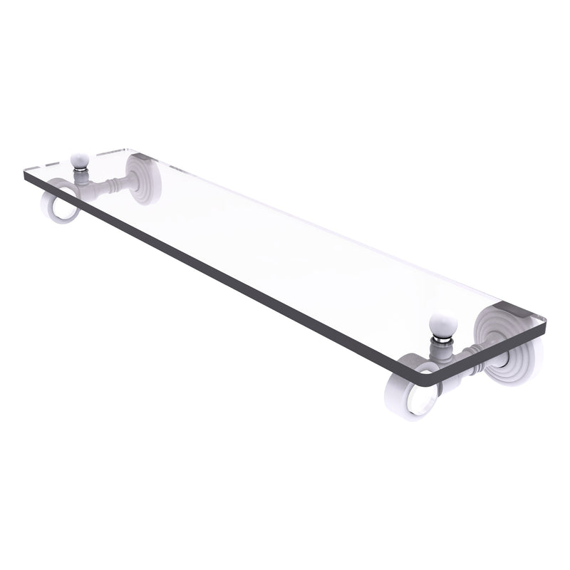 Pacific Grove Collection Glass Shelf with Smooth Accents