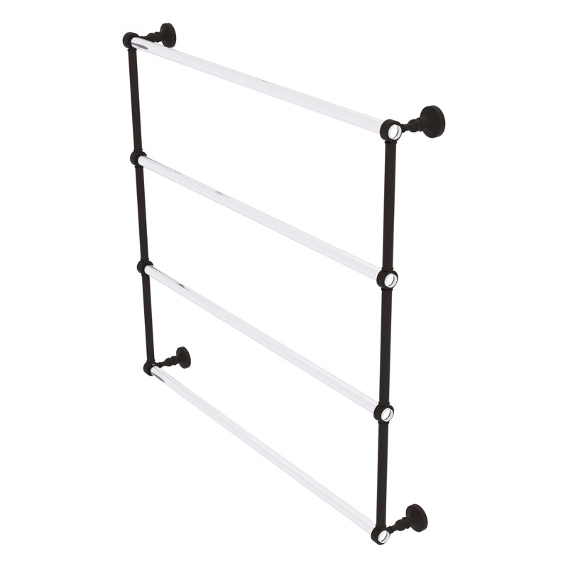 Pacific Grove Collection 4 Tier Ladder Towel Bar with Smooth Accents