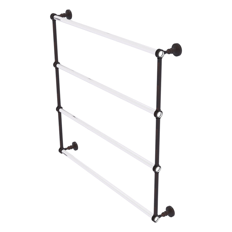 Pacific Grove Collection 4 Tier Ladder Towel Bar with Dotted Accents