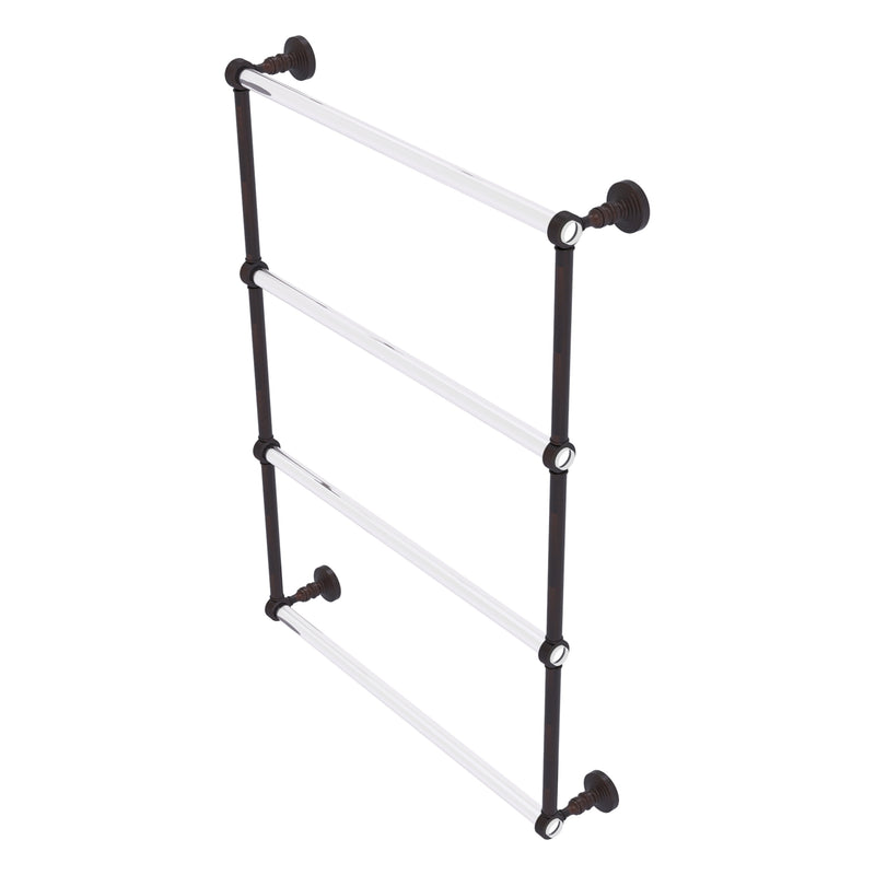 Pacific Grove Collection 4 Tier Ladder Towel Bar with Grooved Accents