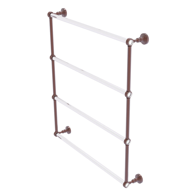 Pacific Grove Collection 4 Tier Ladder Towel Bar with Grooved Accents