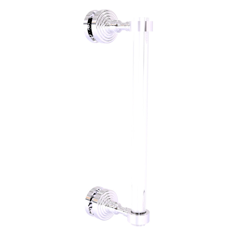 Pacific Grove Collection Single Side Shower Door Pull with Smooth Accents