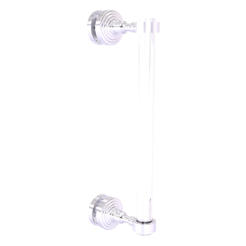 Pacific Grove Collection Single Side Shower Door Pull with Smooth Accents