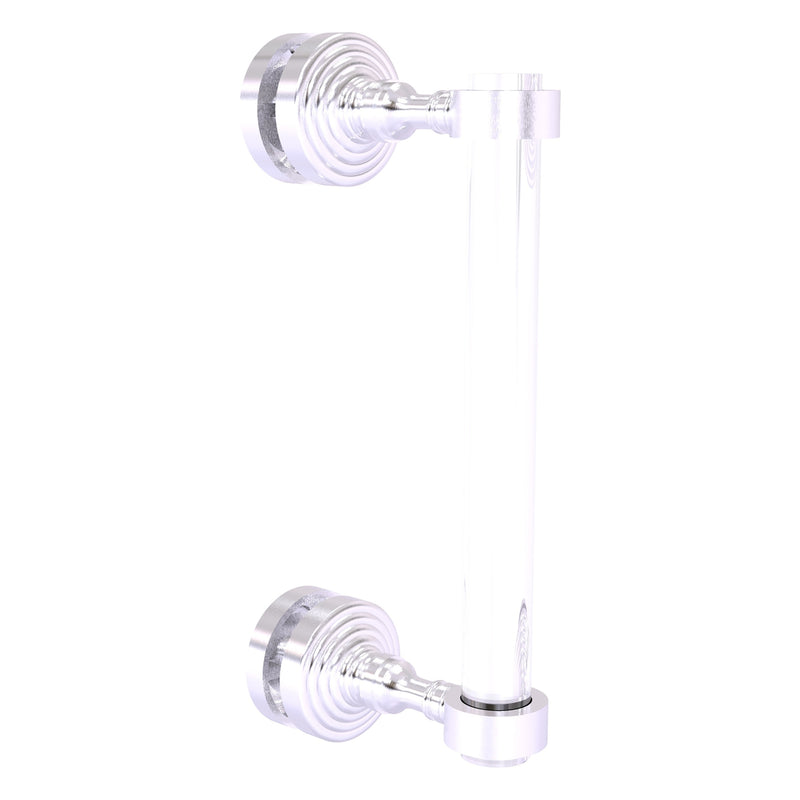 Pacific Grove Collection Single Side Shower Door Pull with Smooth Accents