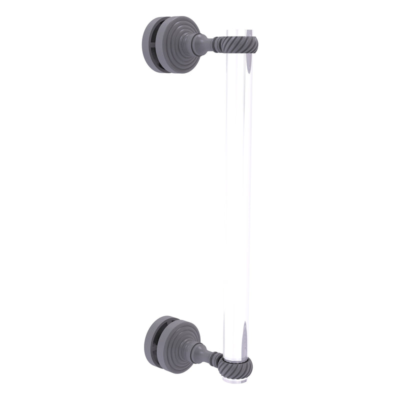 Pacific Grove Collection Single Side Shower Door Pull with Twisted Accents