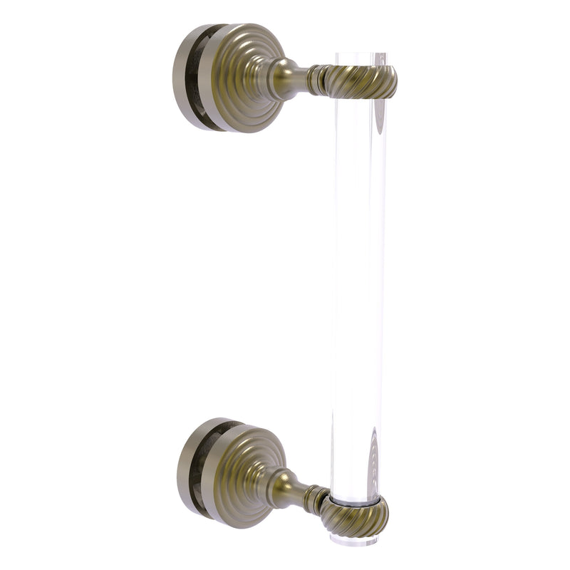 Pacific Grove Collection Single Side Shower Door Pull with Twisted Accents