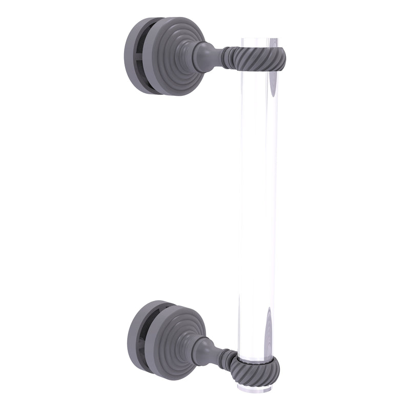 Pacific Grove Collection Single Side Shower Door Pull with Twisted Accents