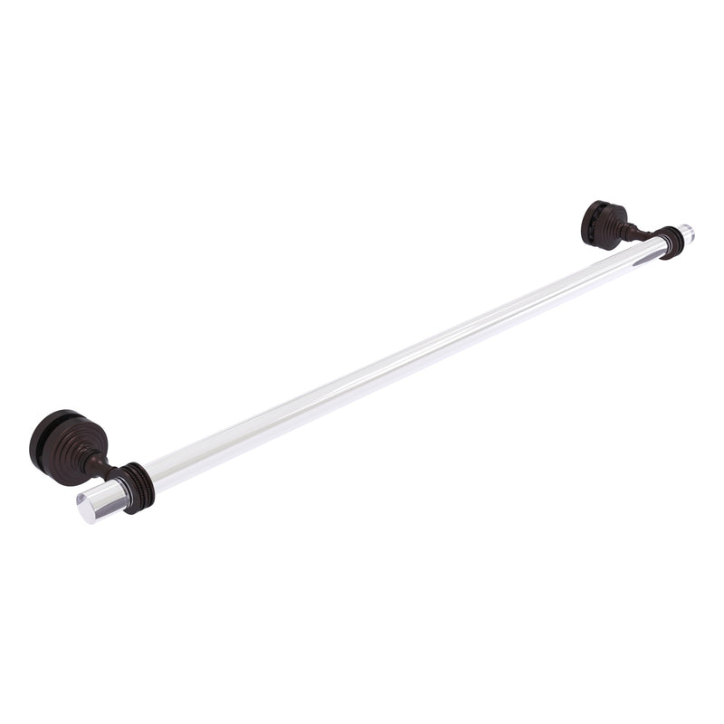 Pacific Grove Collection Shower Door Towel Bar with Dotted Accents