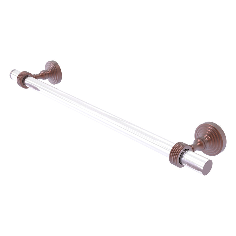 Pacific Grove Collection Towel Bar with Grooved Accents