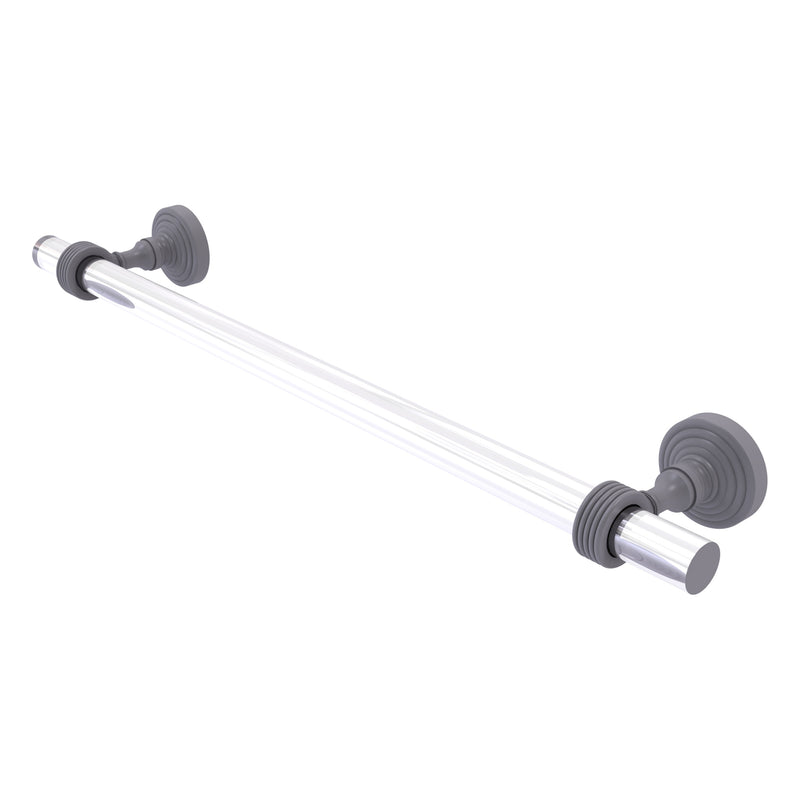 Pacific Grove Collection Towel Bar with Grooved Accents