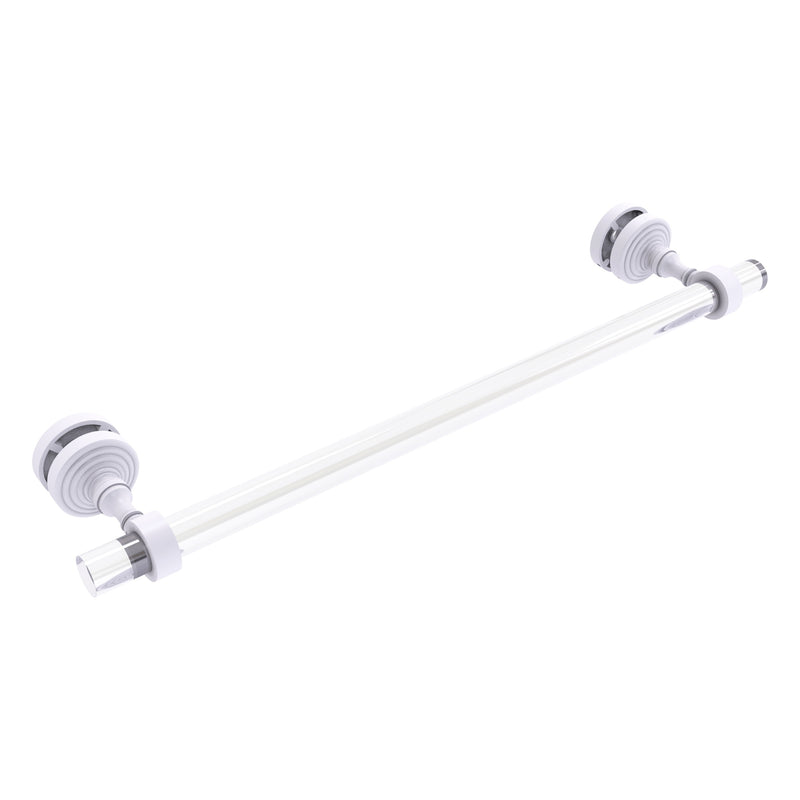 Pacific Grove Collection Shower Door Towel Bar with Smooth Accents