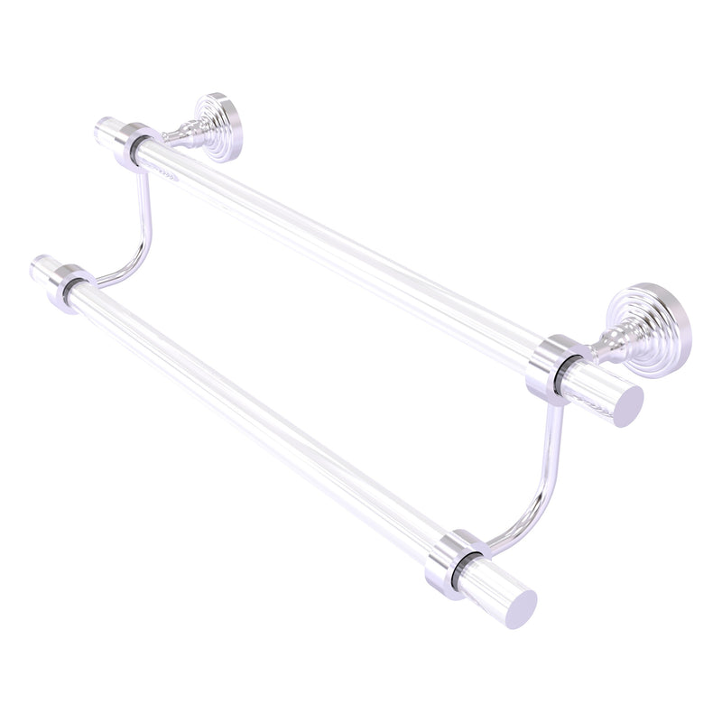 Pacific Grove Collection Double Towel Bar with Smooth Accents