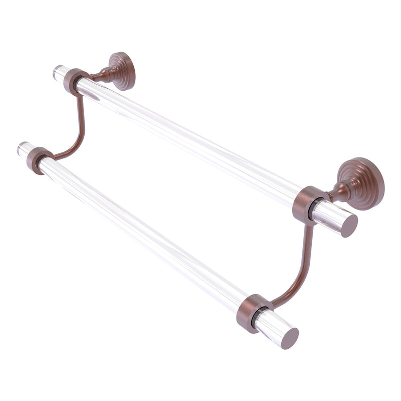 Pacific Grove Collection Double Towel Bar with Smooth Accents