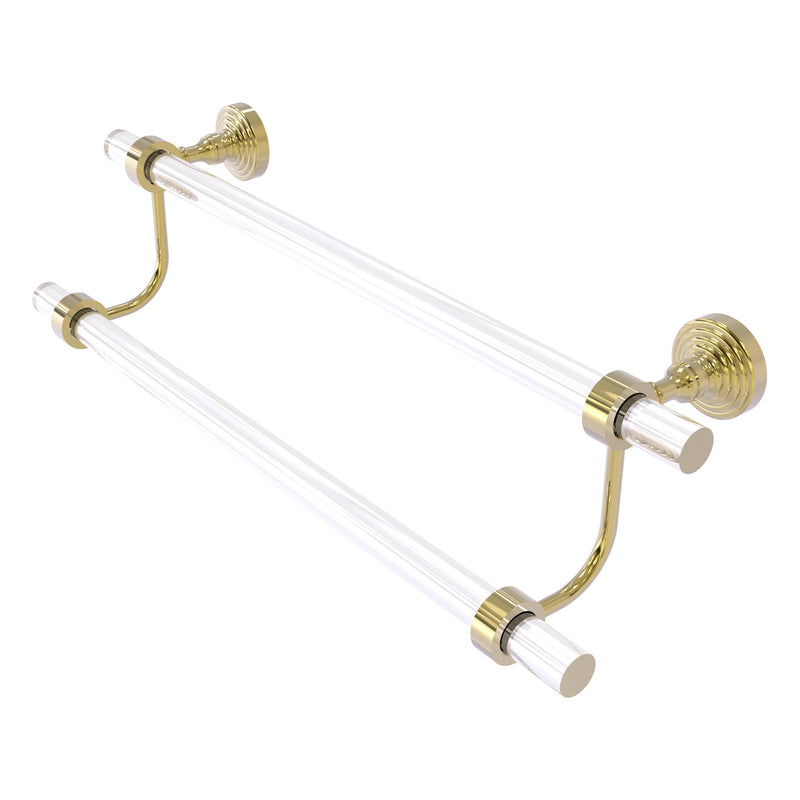 Pacific Grove Collection Double Towel Bar with Smooth Accents