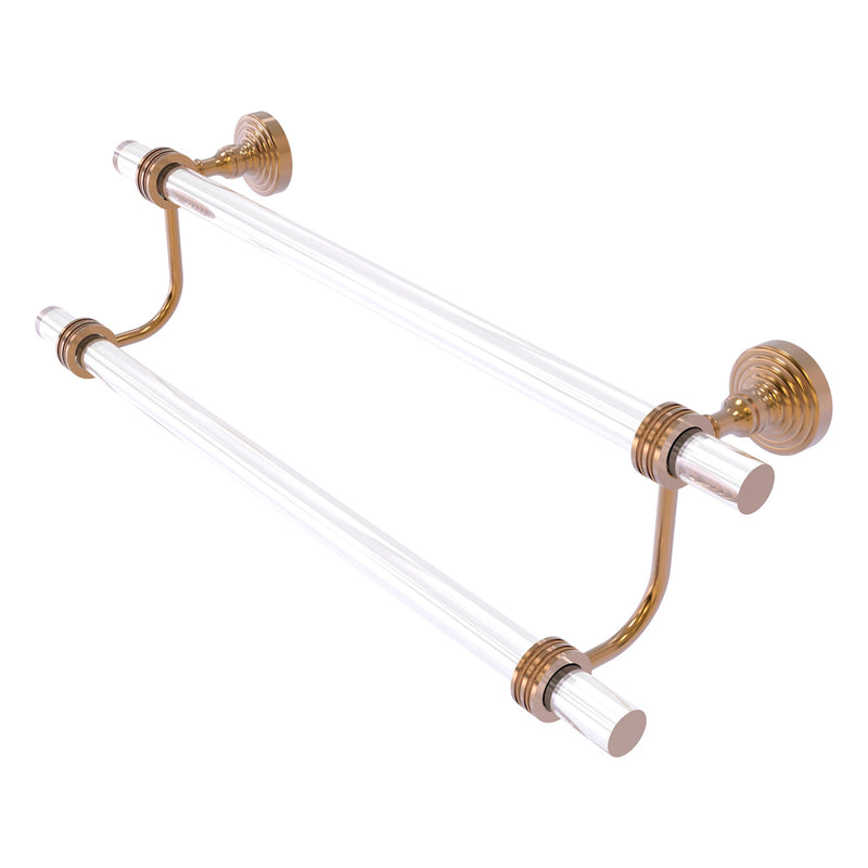 Pacific Grove Collection Double Towel Bar with Dotted Accents