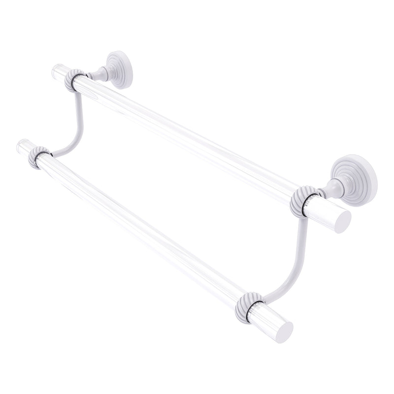 Pacific Grove Collection Double Towel Bar with Twisted Accents