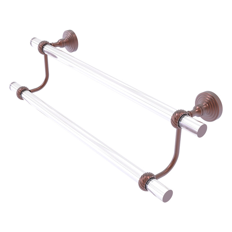 Pacific Grove Collection Double Towel Bar with Twisted Accents