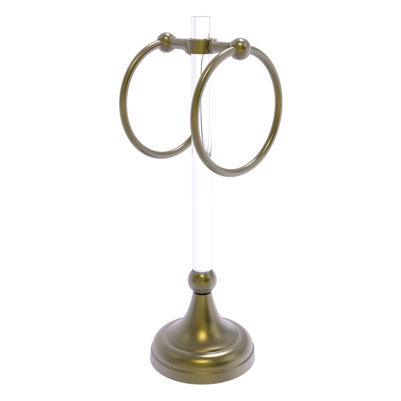 Pacific Grove Collection 2 Ring Vanity Top Guest Towel Ring