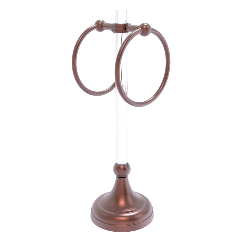 Pacific Grove Collection 2 Ring Vanity Top Guest Towel Ring