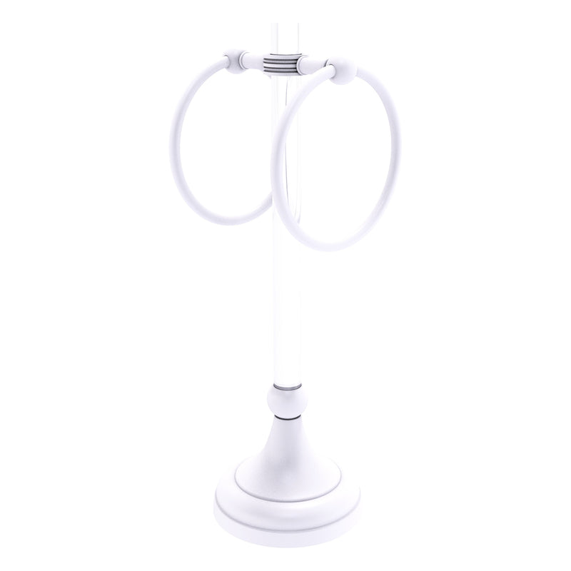 Pacific Grove Collection 2 Ring Vanity Top Guest Towel Ring