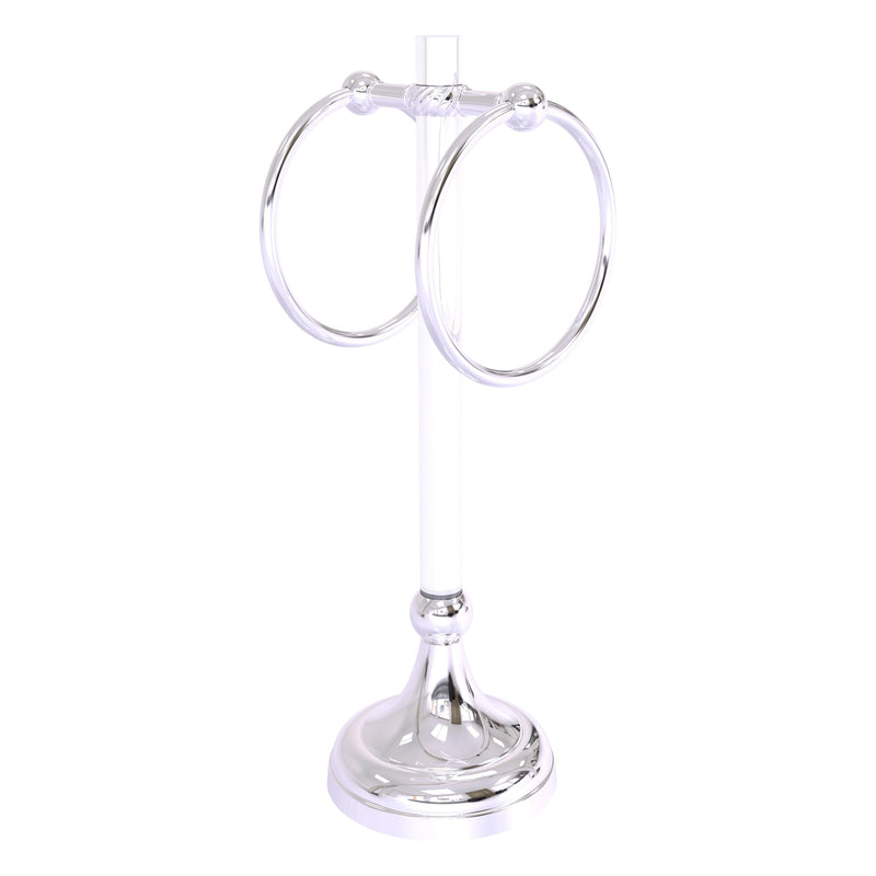 Pacific Grove Collection 2 Ring Vanity Top Guest Towel Ring