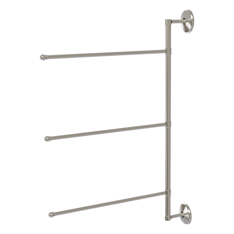 3 Swing Arm Vertical 28 Inch Towel Bar