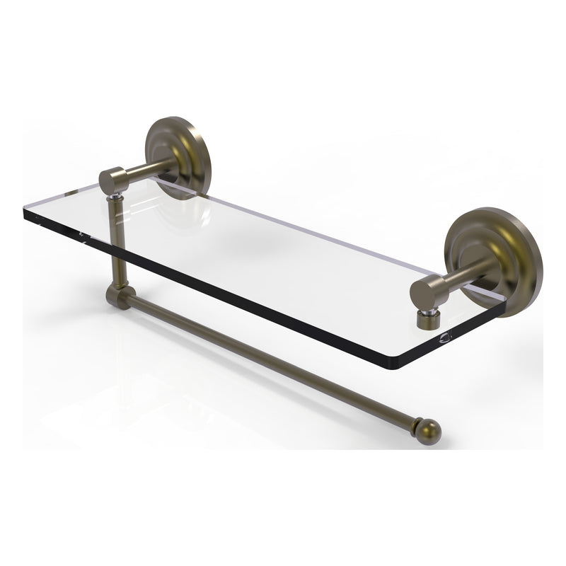 Prestige Que New Collection Paper Towel Holder with Glass Shelf