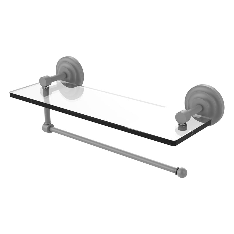 Prestige Que New Collection Paper Towel Holder with Glass Shelf