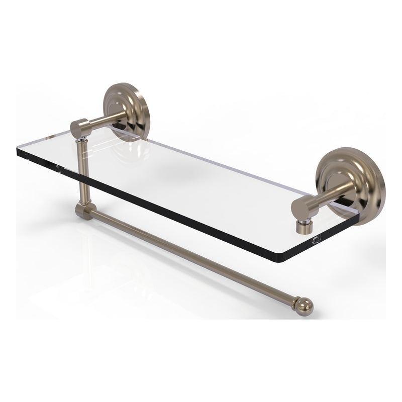 Prestige Que New Collection Paper Towel Holder with Glass Shelf