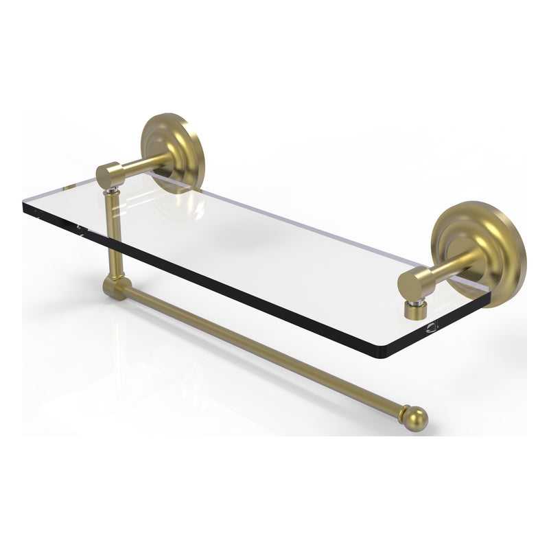 Prestige Que New Collection Paper Towel Holder with Glass Shelf