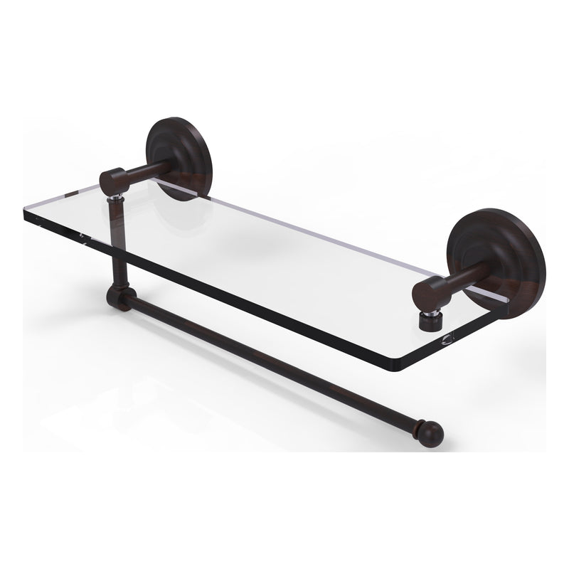 Prestige Que New Collection Paper Towel Holder with Glass Shelf