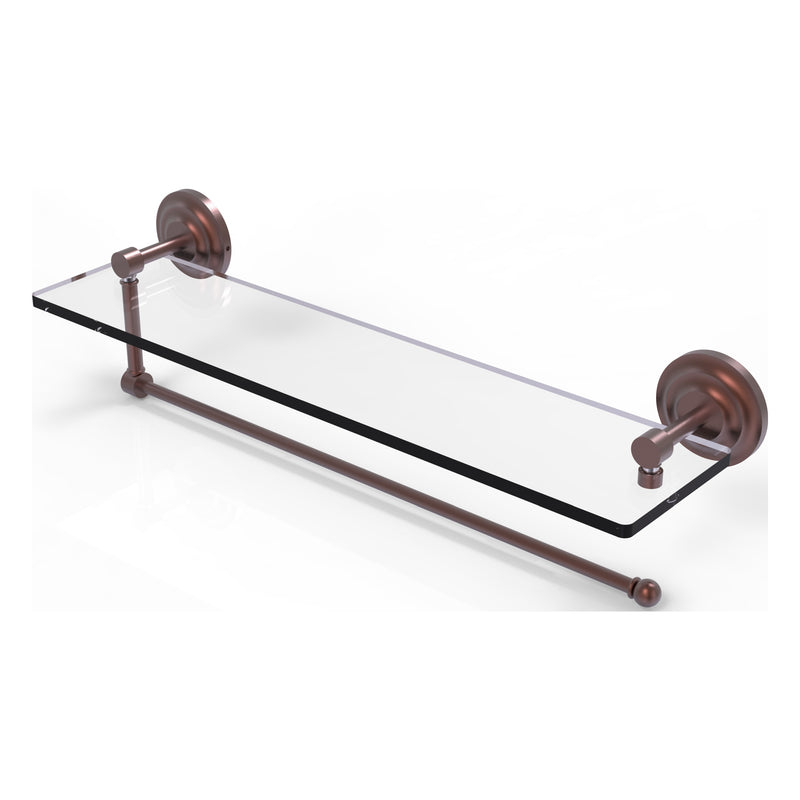 Prestige Que New Collection Paper Towel Holder with Glass Shelf