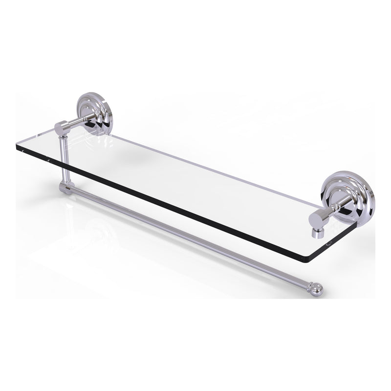 Prestige Que New Collection Paper Towel Holder with Glass Shelf